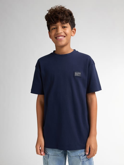 Petrol Industries - Logo T-shirt Narrows Boys -  Navy Blue - Image 3