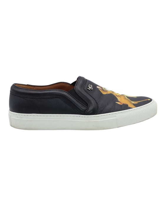 Givenchy Bambi Skate Sneakers in Black Leather - Image 1