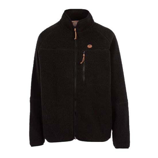 Trespass Womens/Ladies Quake Leather Trim Fleece Jacket (Black) - Image 1