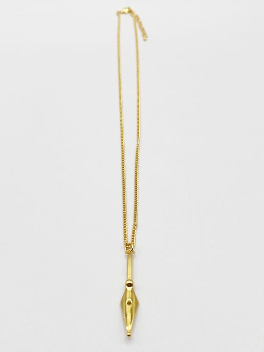 GOLD DROP DOWN ARROW NECKLACE