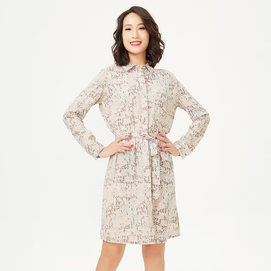Light print shirt-dress - Image 1