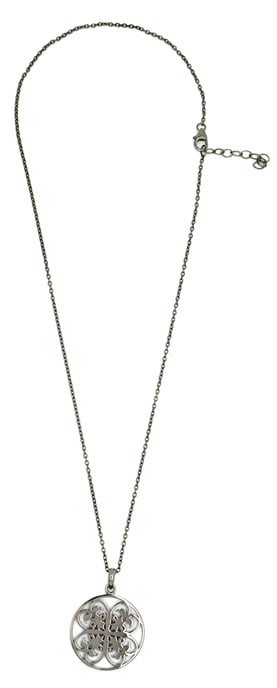 Orphelia Women's 925 Sterling Silver Chain with Pendant - Black ZH-6036/3 - Image 4