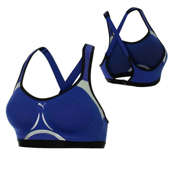 Puma Pwrshape Womens Blue Sports Bra - Image 1