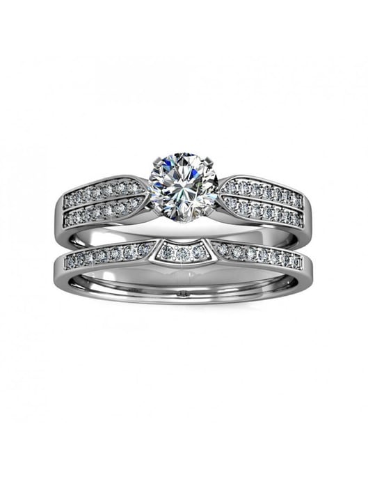 Anillo Emperatriz - Plata y Cristal - Image 4