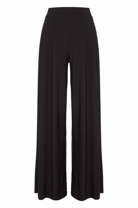 Wide Leg Stretch Trousers - Image 4