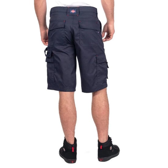 Lee Cooper Mens Classic Cargo Shorts (Navy Blue) - Image 2