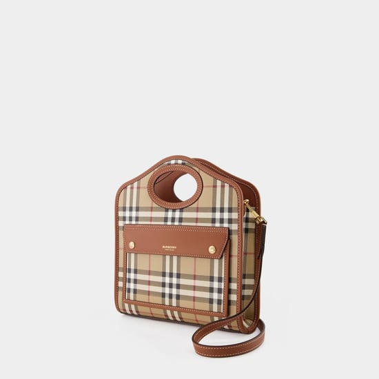Mini Pocket - Burberry - Lona - Marrón - Image 6