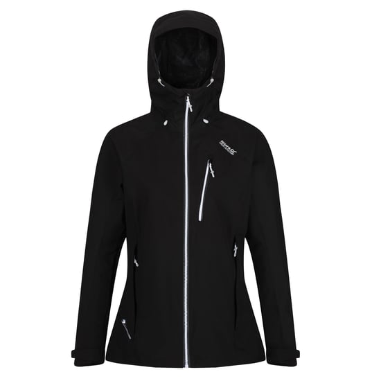 Regatta Womens/Ladies Birchdale Waterproof Shell Jacket (Black/White)
