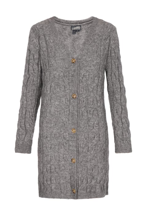 Dreimaster Cardigan women Grey melange - Image 1