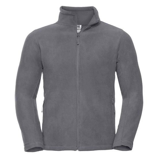 Russell Mens Full Zip Outdoor Fleece Jacket (Convoy Grey Solid) - Image 1