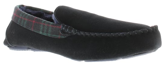 Hush Puppies Zapatillas de Casa para Hombre Mocasin Andreas de Ante de Cuero Azul Marino - Image 1