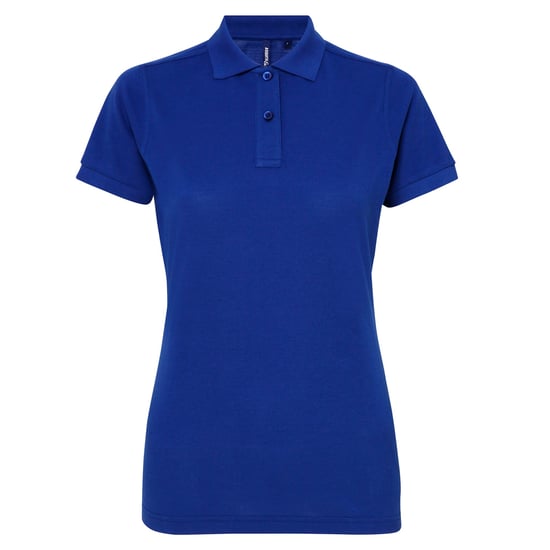 Asquith & Fox Womens/Ladies Short Sleeve Performance Blend Polo Shirt (Royal) - Image 1