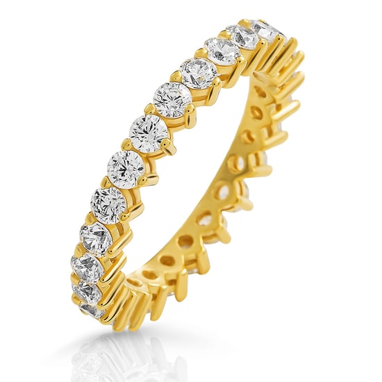 Orphelia 'Paris' Women's 925 Sterling Silver Ring - Gold ZR-7540/G - Image 2