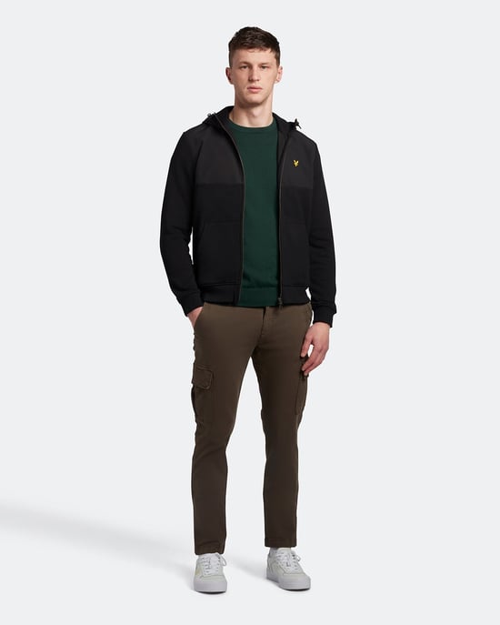 Jersey de Cuello Redondo de Algodón y Merino Lyle & Scott en Verde - Image 2