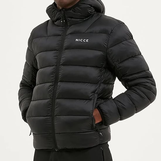 Nicce Skyline Mens Black Padded Jacket - Image 1