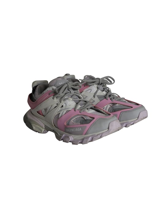 Balenciaga Track Sneakers in Pink Comb Polyurethane - Image 3