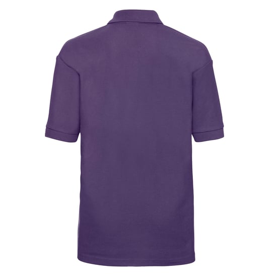 Russell Childrens/Kids Classic Polycotton Polo Shirt (Purple) - Image 2