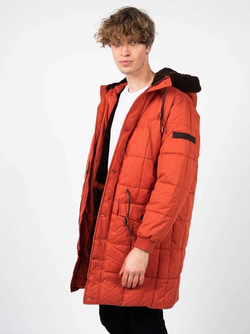 Pepe Jeans Jacket Jaden Parka Men's Orange