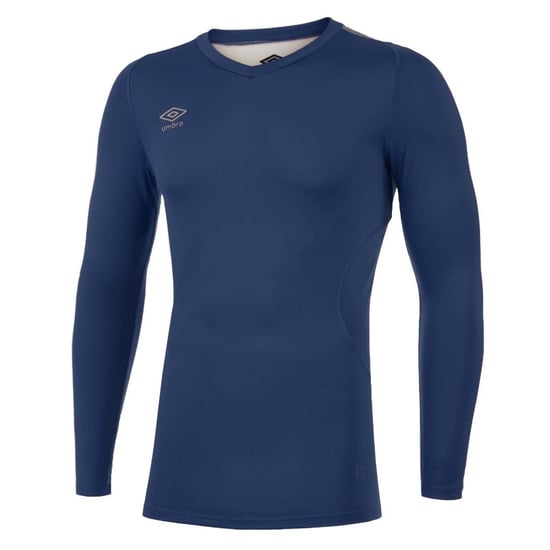 Umbro Mens Elite V Neck Base Layer Top (Navy) - Image 1