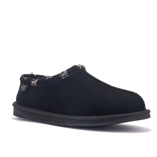 Mens Outback Black Slippers