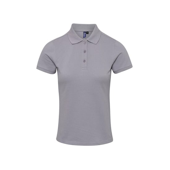 Premier Womens/Ladies Coolchecker Plus Polo Shirt (Silver) - Image 1