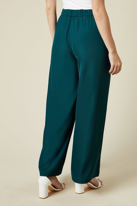 Elasticated Waist Straight Leg Trouser
