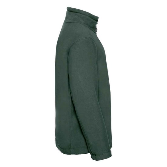 Russell Childrens/Kids Full Zip Outdoor Fleece Jacket (Bottle Green) - Image 3