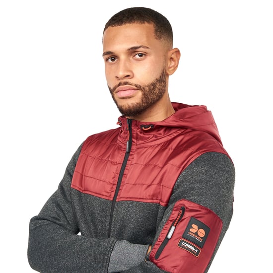 Crosshatch Mens Tradmax Jacket (Wine) - Image 5