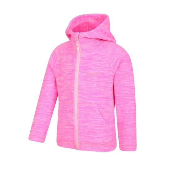 Mountain Warehouse Childrens/Kids Snowdonia II Full Zip Hoodie (Bright Pink) - Image 4