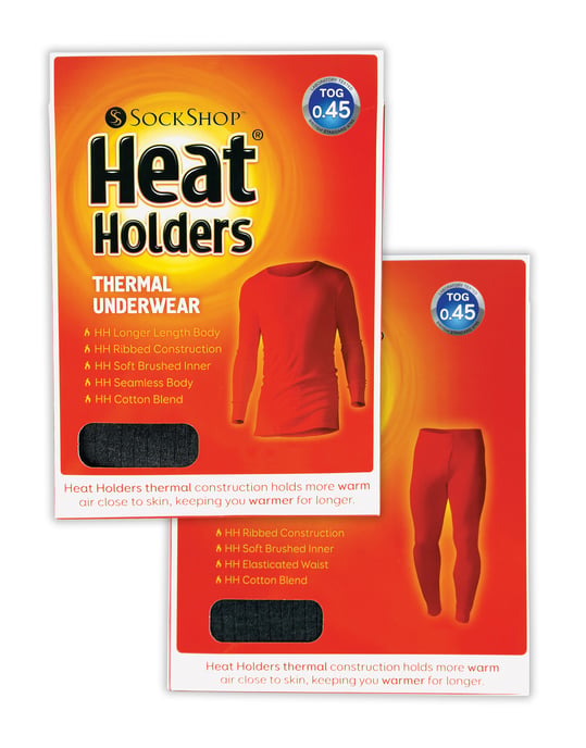 Conjunto de ropa interior térmica para hombre | Mantiene el calor | Invierno Top de manga larga y calzoncillos largos - Charcoal - Image 2
