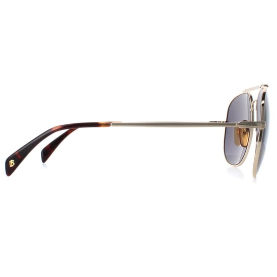 David Beckham Aviator Mens Gold Silver DB7004/S