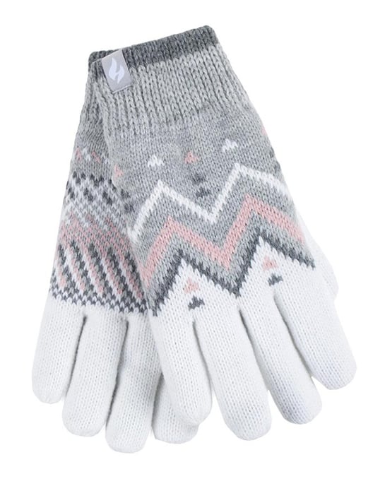 Heat Holders - Guantes Térmicos de Mujer para Invierno en Estilo Lodore - Gris / Crema - Image 1