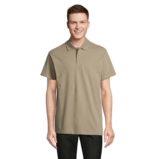 SOLS Mens Spring II Polo Shirt (Khaki Green) - Image 1