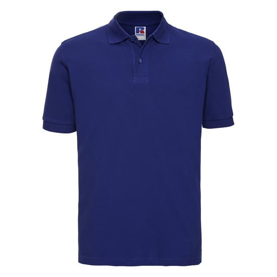 Russell Mens Classic Cotton Pique Polo Shirt (Bright Royal Blue) - Image 1