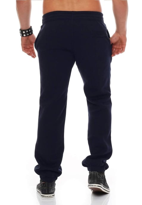 Joggers con puños en azul marino Club Swoosh de NIKE para hombre - Image 3