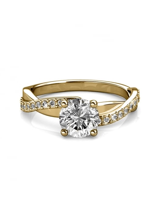 Anillo Eleanor - Oro y Cristal - Image 3
