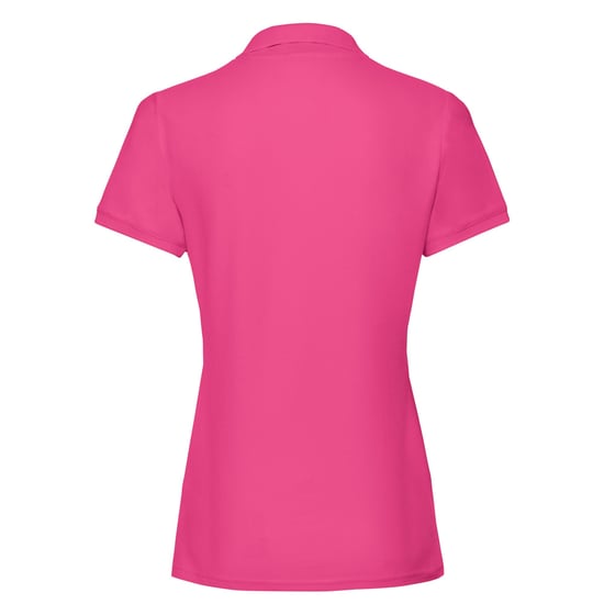 Fruit of the Loom Womens/Ladies Premium Polo Shirt (Fuchsia) - Image 3