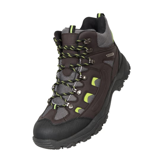 Mountain Warehouse Mens Adventurer Waterproof Hiking Boots (Brown) - Image 1