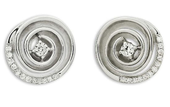 Orphelia Women's 925 Sterling Silver Stud Earrings - Silver ZO-5842 - Image 1