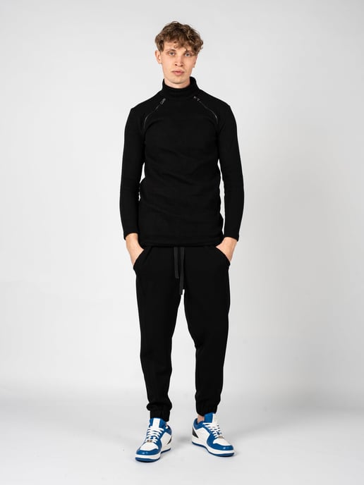 Jersey La Haine Inside Us LM060 Hombre Negro - Image 1