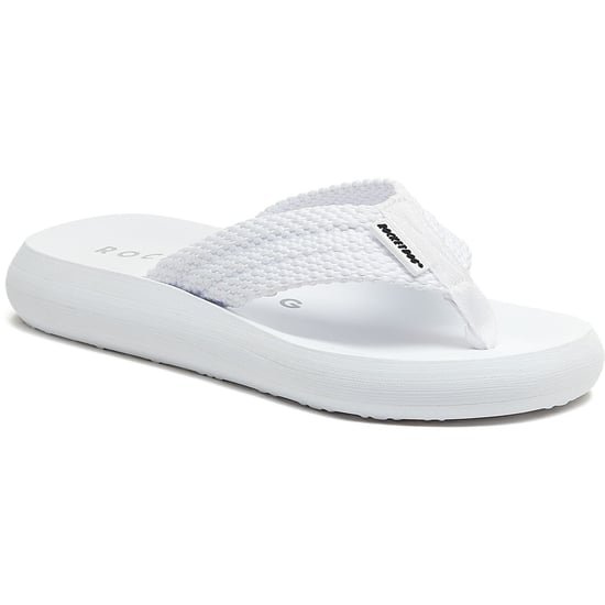 Rocket Dog Sunset Webbing Cotton Women's White Sandals - Image 1