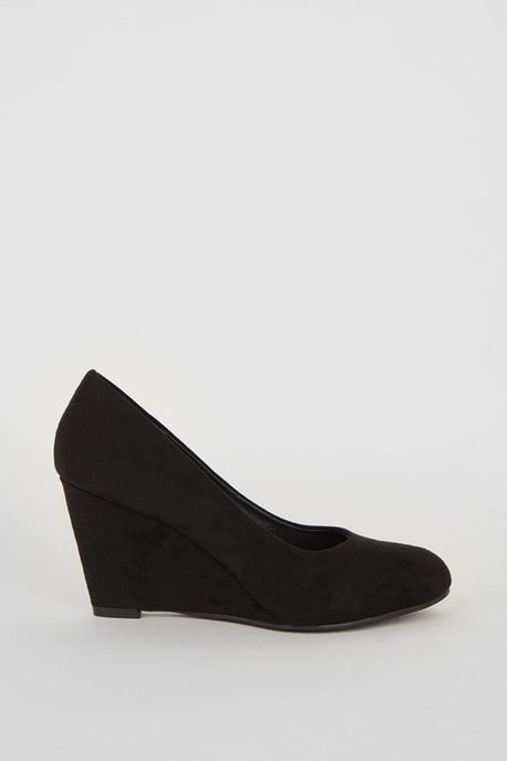 Duke Wedge Court Shoes - Image 2