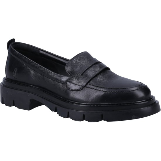 Hush Puppies Reece Leather Women's Black Loafers - Image 1