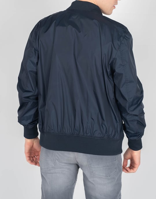 Invicta Chaqueta Bomber del hombre Blanco, azul oscuro - Image 4