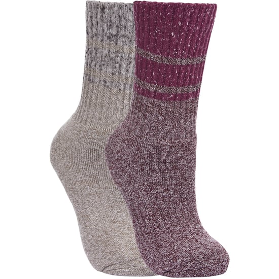 Trespass Womens/Ladies Hadley Hiking Boot Socks (2 Pairs) - Image 1