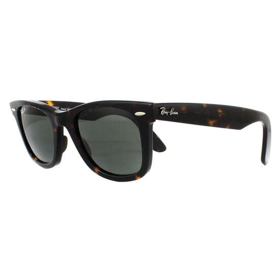 Gafas de sol Ray-ban rectangulares unisex verde tortuga polarizadas - Image 2