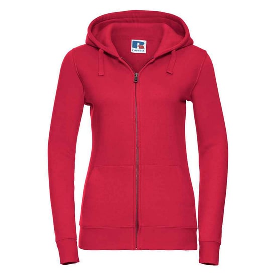 Russell Womens/Ladies Authentic Full Zip Hoodie (Classic Red) - Image 1