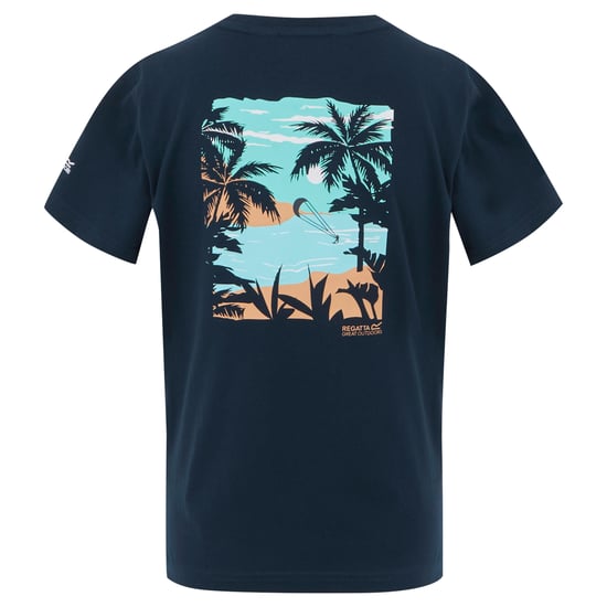 Regatta Childrens/Kids Bosley VIII Parasailing T-Shirt (Navy) - Image 2