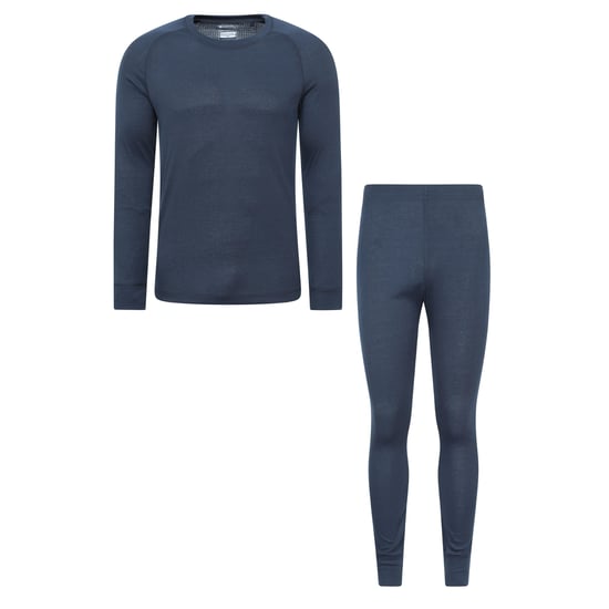 Mountain Warehouse Mens Talus Thermal Base Layer Set (Navy) - Image 1