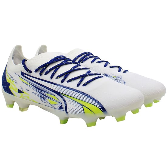 Botas de fútbol Puma Ultra Ultimate CP FG/AG para hombre en blanco - Image 2